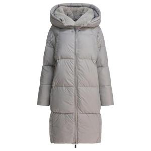 MAXMOI H25DANAEGREY Long down jacket with over hood