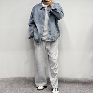 [바쏘옴므]남성 25F/W 오버핏 데님워싱 청남방셔츠WSZ3-GU70-ABU