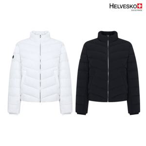 헬베스코 여성 스트레치 구스다운 숏 패딩점퍼 H2WWJP565