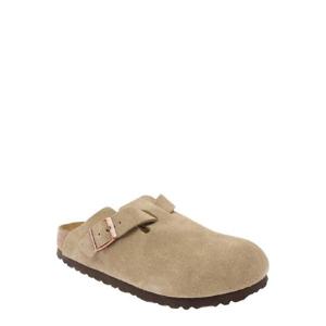 BIRKENSTOCK 로고가 새겨진 39Boston39 베이지 뮬 - 스웨이드 여성 060463TAUPE