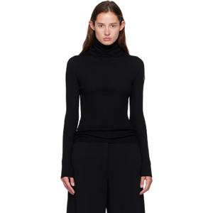 몽클레어 터틀넥 Moncler x EE72 블랙 울 터틀넥 탑 252171F099001