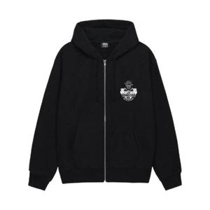 스투시 빌트 투 라스트 후드 집업 블랙 1975125