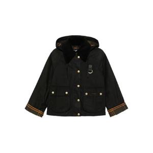 바버 레이턴 스페이 코듀로이 칼라 후드 재킷 LWX1397BK71