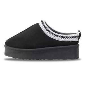 [엘르 키즈]엘르키즈 브리즈 스웨이드 방한 뮬 슬립온 블랙 EL4W198BLK
