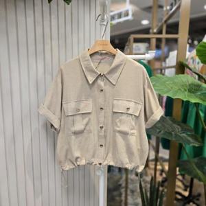 스테파니 HC05 린넨반팔셔츠자켓 A25JK5221H