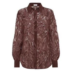 BRUNELLO CUCINELLI 브루넬로 쿠치넬리 버건디 셔츠   블라우스 2208986