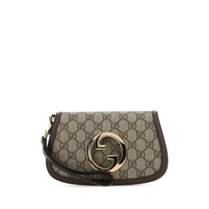GUCCI GG Supreme fabric mini Gucci Blondie clutch 698630K9GSG 8358