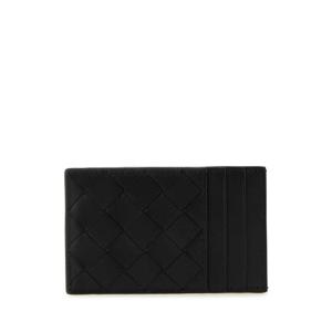 BOTTEGA VENETA Black leather cardholder 755764VCPQ3 8803