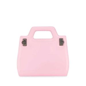 SALVATORE FERRAGAMO Pink leather mini Wanda handbag 213485762494 PINK