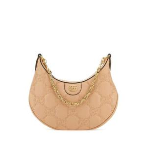 GUCCI Powder pink leather small Lion GG handbag 739709UM8HG 5943