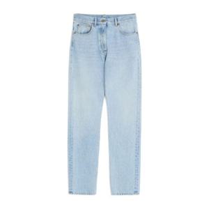 발렌티노 클리어 블루 로고 패치 버튼 플라이 진 BDD20T 9SF508