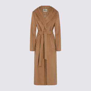 에르노 카멜 울 블렌드 숄 칼라 코트 CA000598D 334772157