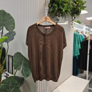 스테파니 HC05 에이치반팔니트티셔츠 A25SW5244H