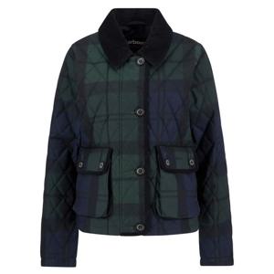 바버 여자 Loudon 타탄 퀼팅 자켓 LQU1767NY91
