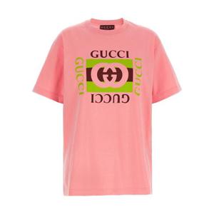 구찌 반팔 티셔츠 837959XJHG95033 Pink