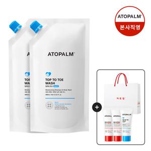 [아토팜] 탑투토워시 400ml(리필)X2