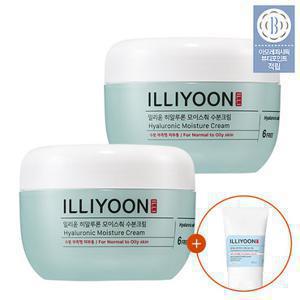 [단독특가] 일리윤 히알루론 모이스춰 수분크림 100ML 2입