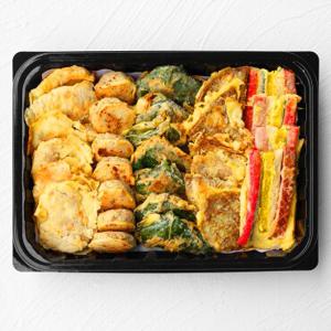 [수제전 1kg] 모듬전 인기5종 (육전,,꼬지,동태,깻잎,동그랑땡)