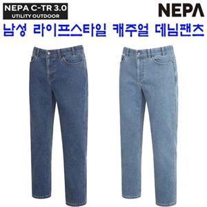 [네파][바지 청바지](7I71641) 남성 라이프스타일 캐주얼 데님 팬츠(청바지)