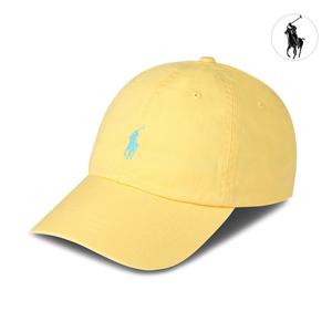 폴로 랄프로렌 코튼 치노 볼캡 클래식 야구 모자 콘 옐로우 710667709043