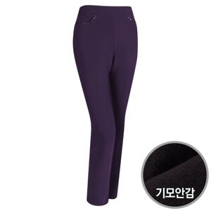여성 국산 베이직 방한기모 스판 밴딩슬랙스 ACE-WPT-1092-퍼플