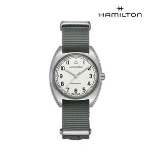 [해밀턴]H76419951 카키 에비에이션 파일럿 파이오니어 36mmx33mm 그레이 남성 시계