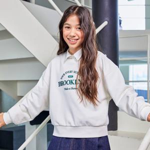 [유솔(아동)]쮸리 볼륨 맨투맨 (2컬러) ULMA24852