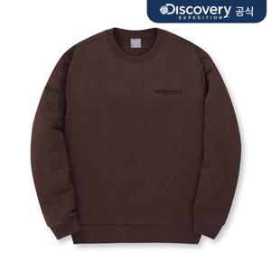 디스커버리 남성 퀼팅 맨투맨 (BURGUNDY) DMMT75046-BDS