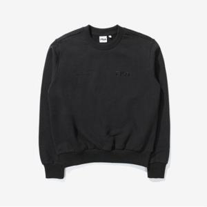 [FILA] TAG가59,000원 여성 리니어로고 맨투맨(FS2POE1151F_BLK)