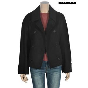 [시슬리] 캐시미어 더블 하프코트 SACTC9461_BK