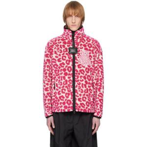 25 FW 몽클레어 남성 1 Moncler JW Anderson 화이트   핑크 테디 스웨트셔츠 231171M202002
