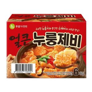 커클랜드 시그니춰 이가자연면 얼큰 누룽제비 133.5g X 6 X 2