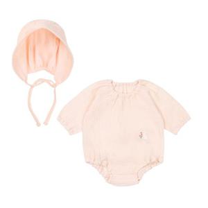 [오가닉맘]환타로그거즈칠부바디수트+보넷세트(MKSLQS05_SET)