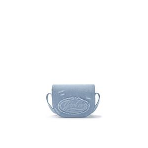 MLB  (3ACRVD15N-50BLL) 공용 레터링 빈티지 데님 크로스백
