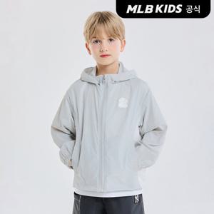 [MLB키즈 공식] 25SS 스포티브 스트레치 홑겹 바람막이 NY (L.Grey) 7AWJB0653-50G