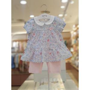 아가방 세이브존06 베키플라워반팔7부레깅스상하 세트 01S323055