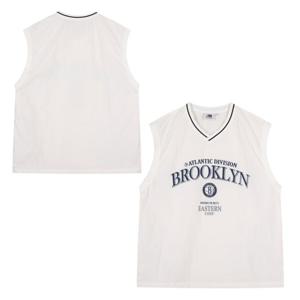 [NBA] BKN 팀 우븐 슬리브리스 (화이트) N252TS441P