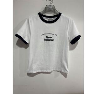 [뉴발란스]뉴발란스 W 링거 반팔티(SLIM FIT) NBNEF2W512 WHITE