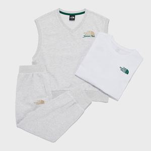 [노스페이스] 키즈 코지 캠프 3PCS 세트 NM5MR02S_HGY