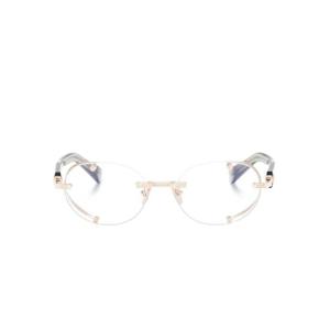 Balmain Eyewear 라운드 프레임 안경 BPX153D