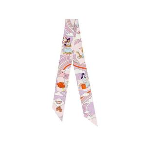 에르메스 까레 볼란트 트윌리 릴라 로즈 빨 오랑쥬 H063849S12