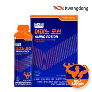 광동 아미노포션 에너지젤 BCAA 아미노산 1박스(45g x 14포)