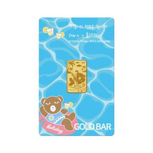 [국제금거래소] 꽤곰8탄 골드바 0.5g [핀란드] + 키링 증정