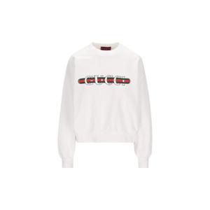 Gucci 로고 프린트 저지 스웨트셔츠 789582XJGLM 9074 TP934684417