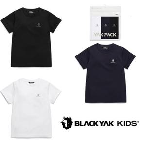 [블랙야크키즈]아동 기본 데일리 3팩티셔츠,S데일리3PACK티셔츠1,1BKTSMU928
