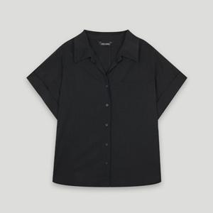 [코데즈컴바인] 스트라이프 오픈카라 블라우스 (CKB-BL514W6)