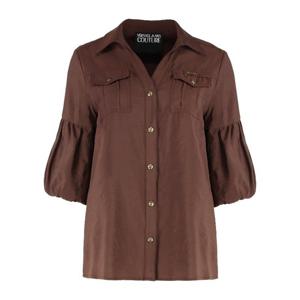 베르사체 로고 데코레이티브 개더링 셔츠 78HAL200N0433 721