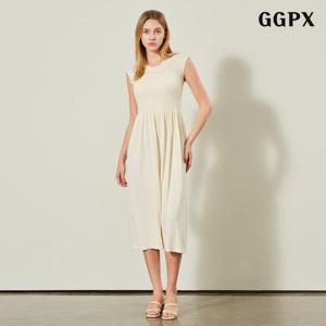 GGPX 슬림핏 짜임 니트원피스 (GPBOW021D)