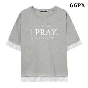 GGPX 레이스레터링반팔 티셔츠 (GPBLW026D)