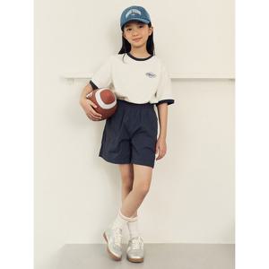 [탑텐키즈]MKF2IP2401 여아 밸런스 쿨에어코튼 우븐팬츠 셋업